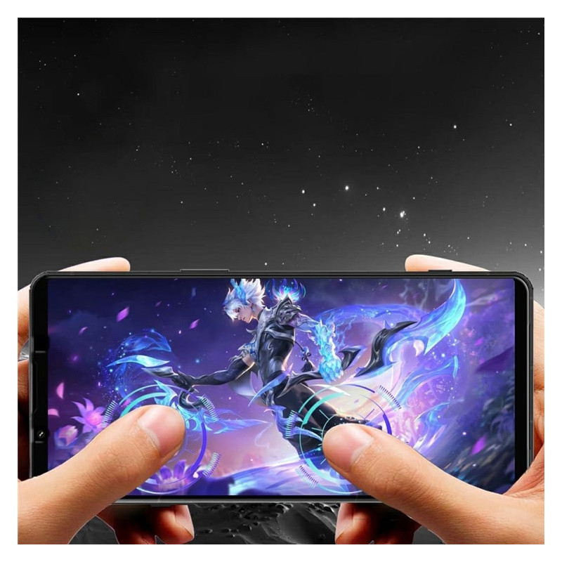 For Sony Xperia 1 VII Klar TPU Anti-Ripe Telefon Cover + 2.5D Buet Kant Skjermbeskytter