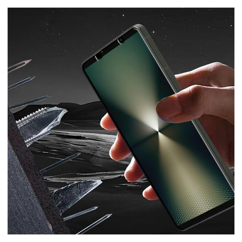 För Sony Xperia 1 VII Transparent TPU Anti-Rep Telefonskal + Skärmskydd