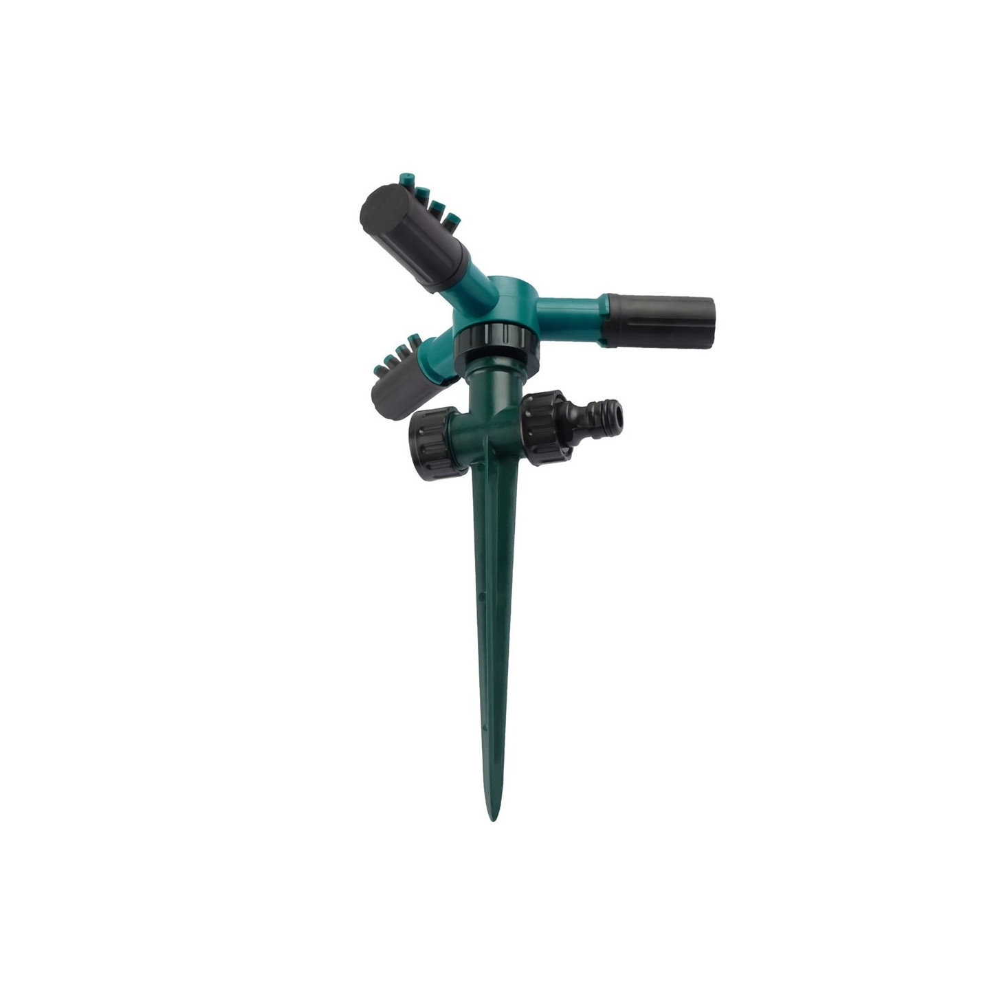 Water Sprinkler 360-Degree Rotating 3-Arm Lawn Irrigation System