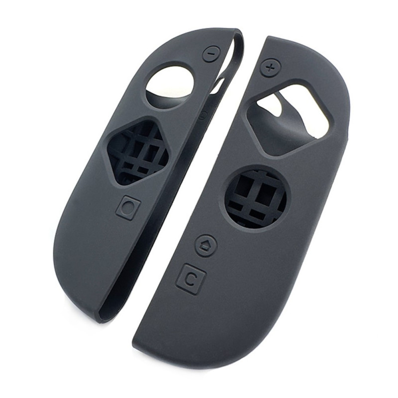 1 pari yhteensopivaa Nintendo Switch 2 Joy-Con -ohjaimen kuorikoteloa - Musta