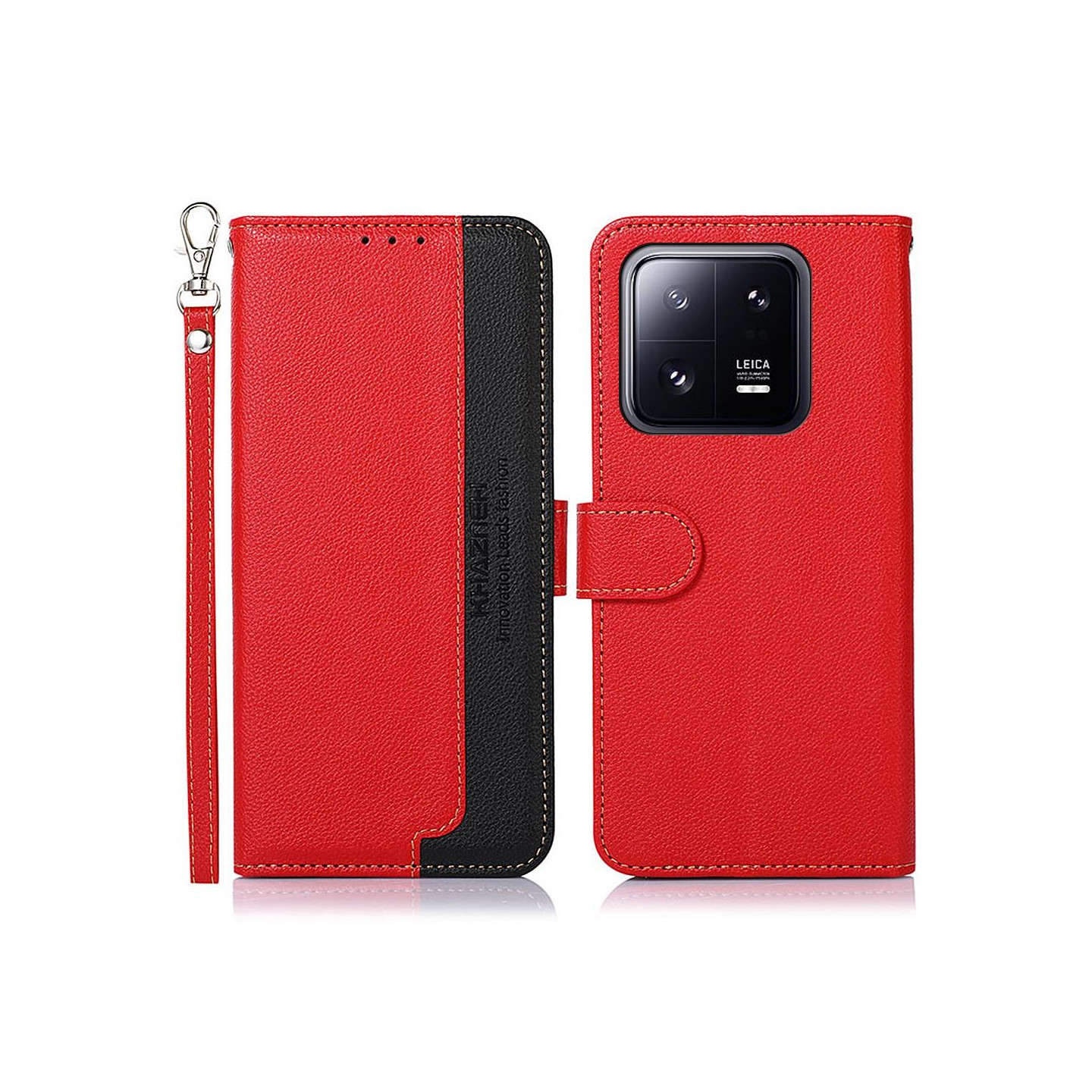 KHAZNEH puhelimen kansi Xiaomi 13 - punainen/musta