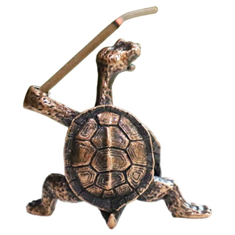 Røgelsesholder Skildpadde Røgelsesbrænder Ornament Meditation - Rød
