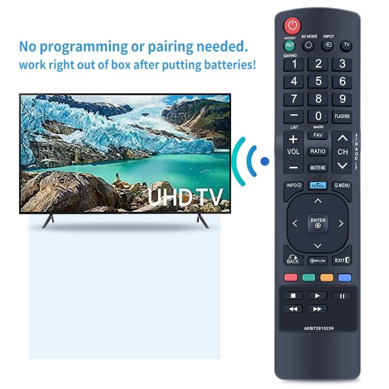 TV fjernbetjening Erstatning for AKB72915239 Til LG TV