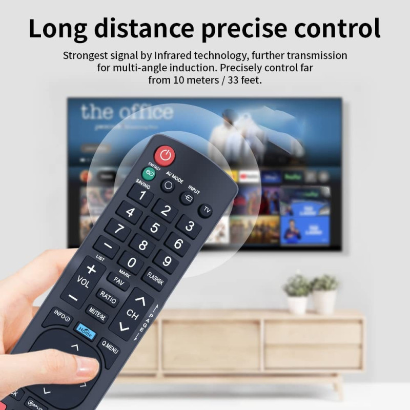 TV remote control Replacement for AKB72915239 For LG TV