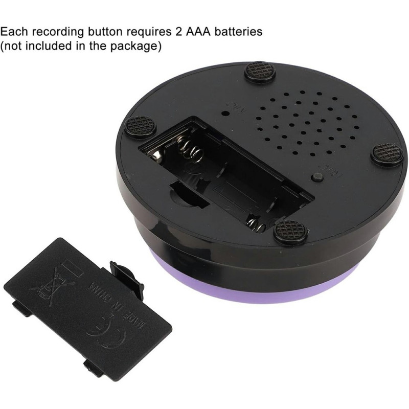 Train Dog 4 pcs Recordable buttons sound buttons talk button for pet training