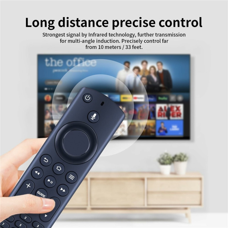 Remote Control Replacement for RM-C3255 For JVC TV Voice Activated