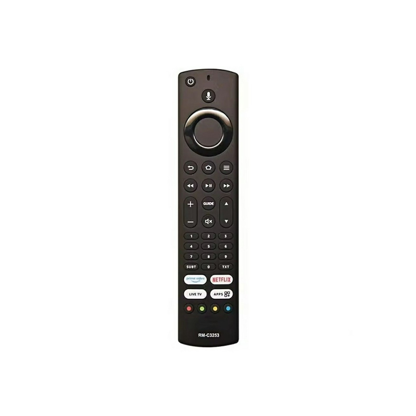 Remote Control Replacement for RM-C3253 For JVC TV Voice Activated