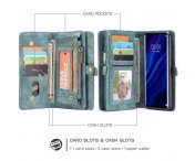 Huawei P30 Pro CASEME Retro läder plånboksfodral Blå