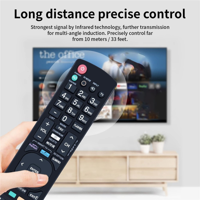 TV remote control Replacement for AKB72915238 For LG TV