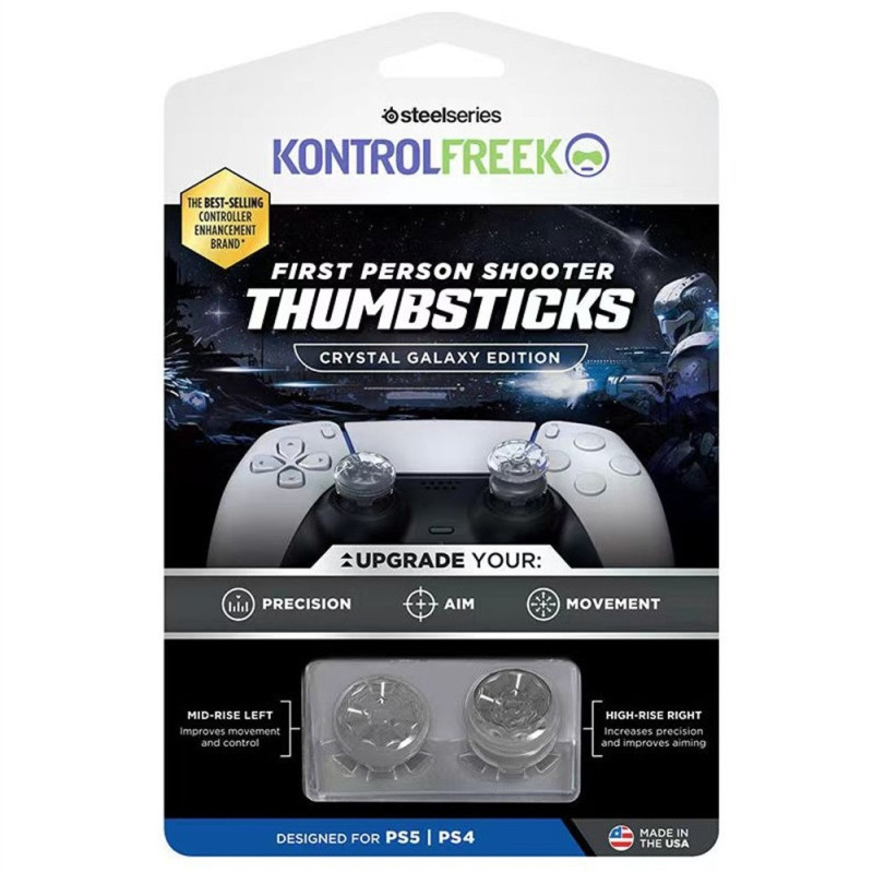 2 stk. tommelfingergreb fingergreb til Sony PlayStation 5 / 4 thumbstick extender