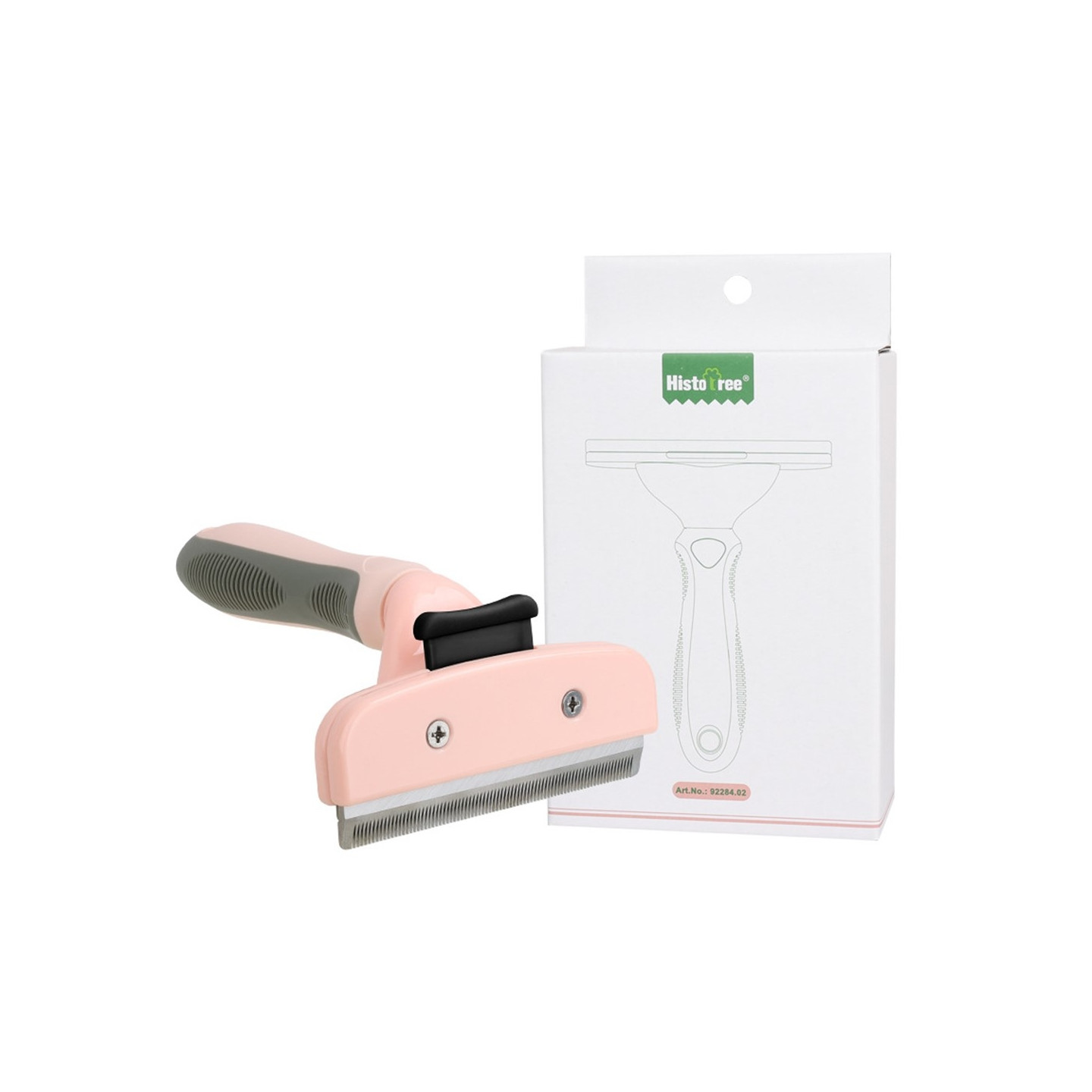 100 mm metallblad plastpleiebørste kjæledyr hund katt kam knuter floker