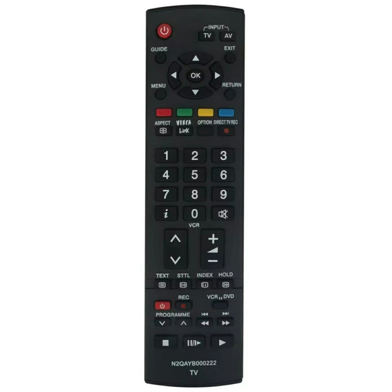 Remote Control Replacement for N2QAYB000222 For Panasonic TV