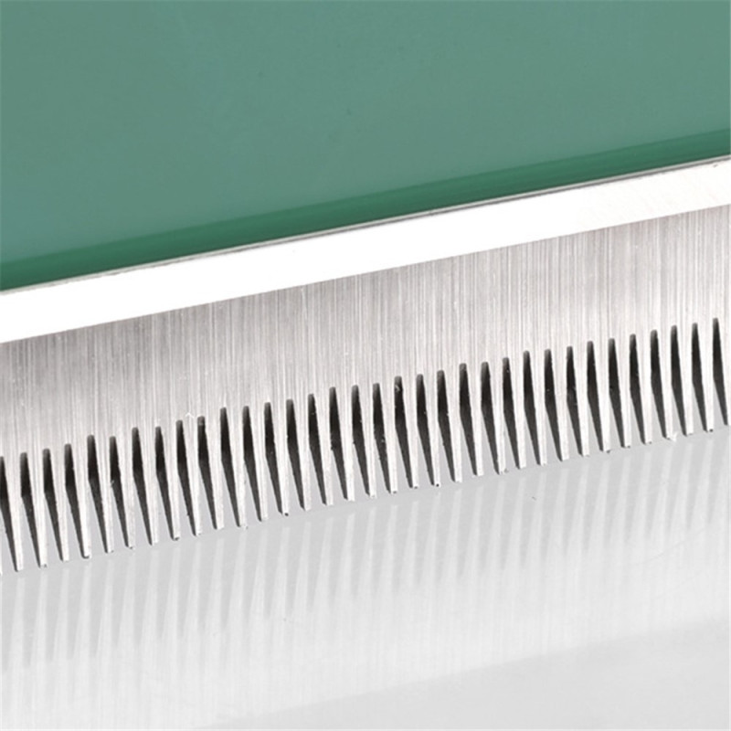 100 mm:n metalliteräinen muovinen trimmausharja lemmikkikoirille, kissalle, kampa, solmut, sotkeutuminen