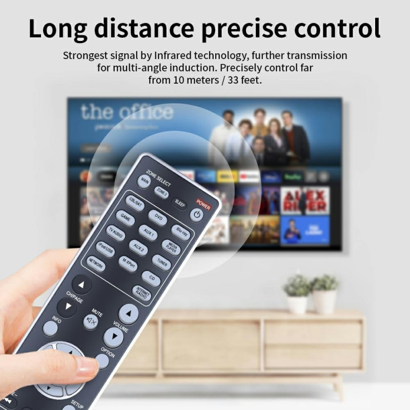 Kaukosäätimen vaihto RC021SR:lle Marantz-vahvistimille