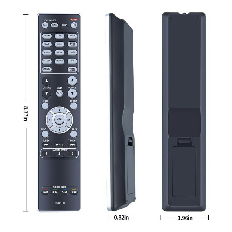 Remote Control Replacement for RC021SR For Marantz Amplifiers