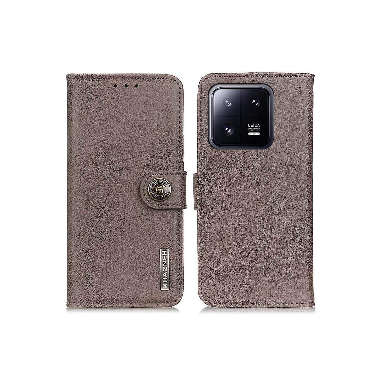 Xiaomi 13 5G KHAZNEH tegnebogstaske - Khaki