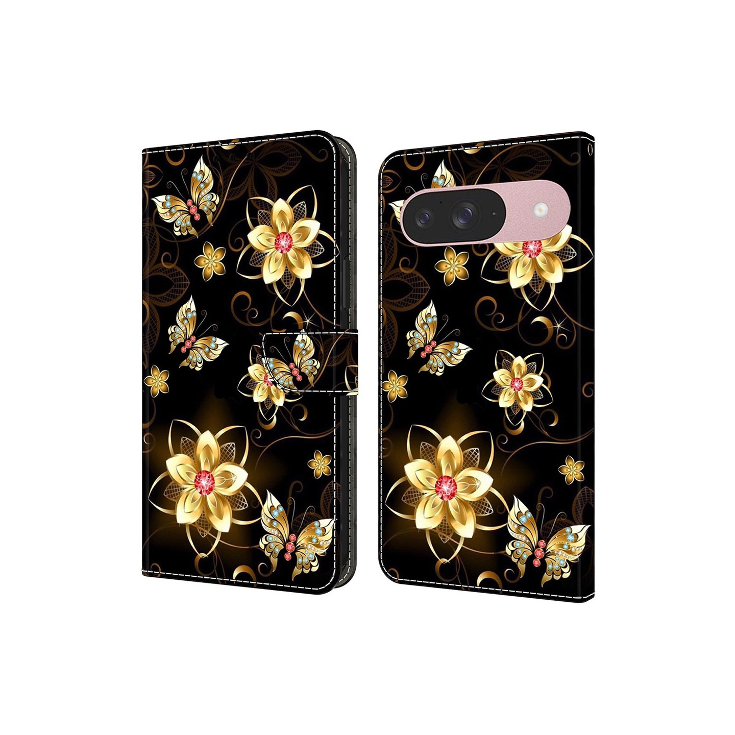 For Google Pixel 10 Pro / 10 / 9 Pro / 9 Wallet Case Pattern Printing PU Leather Flip Stand Phone Cover