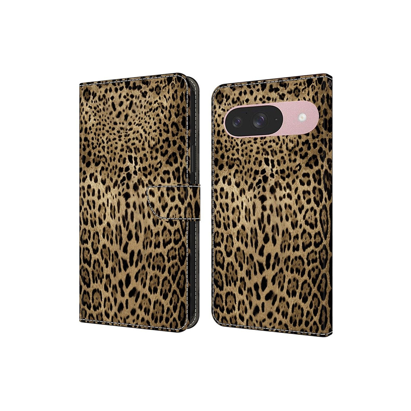 Til Google Pixel 10 Pro / 10 / 9 Pro / 9 Plånboksfodral Mønstertrykt PU-læder Flip Stativ Mobilcover