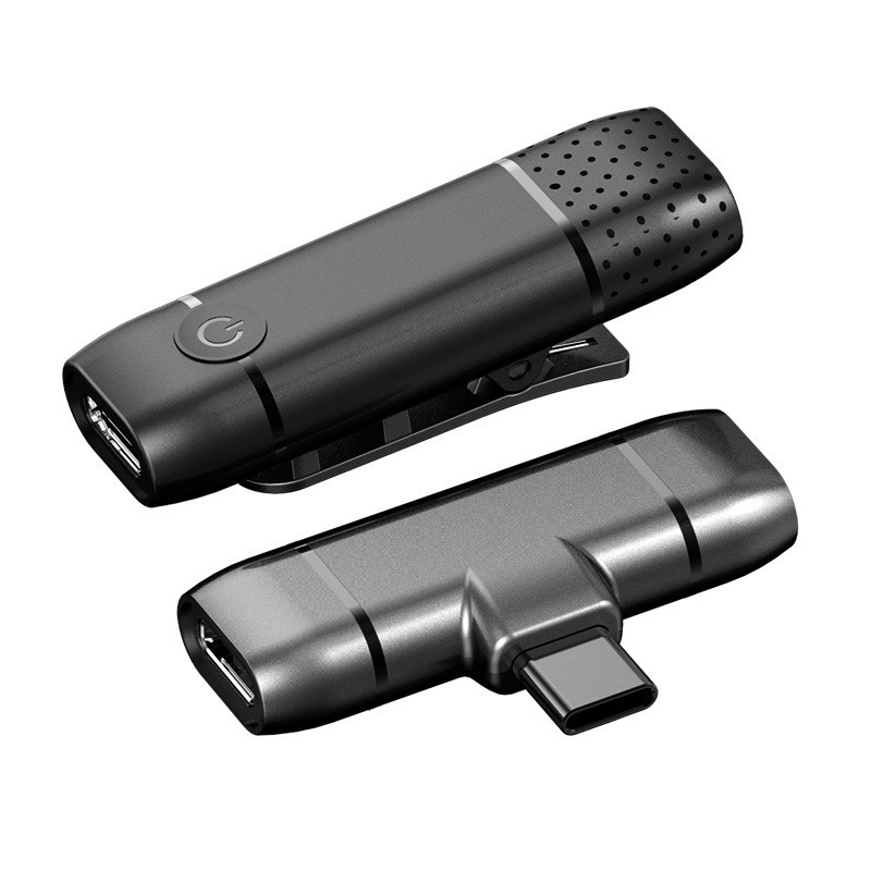 Wireless Microphone Lavalier for Streaming Vlogging Live Broadcasting - USB-C