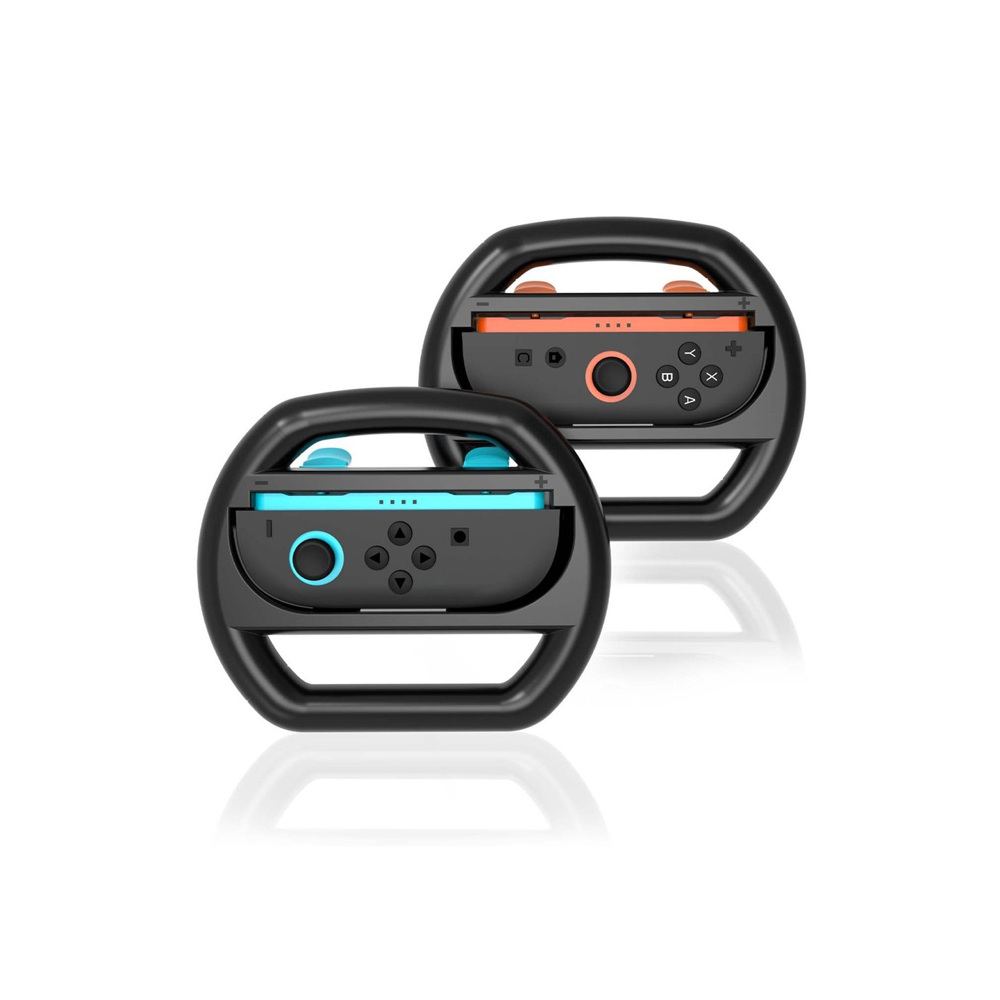 2 st kompatibla med Nintendo Switch 2 Joy-Con-handtag Racing Rattgrepp Tillbehör