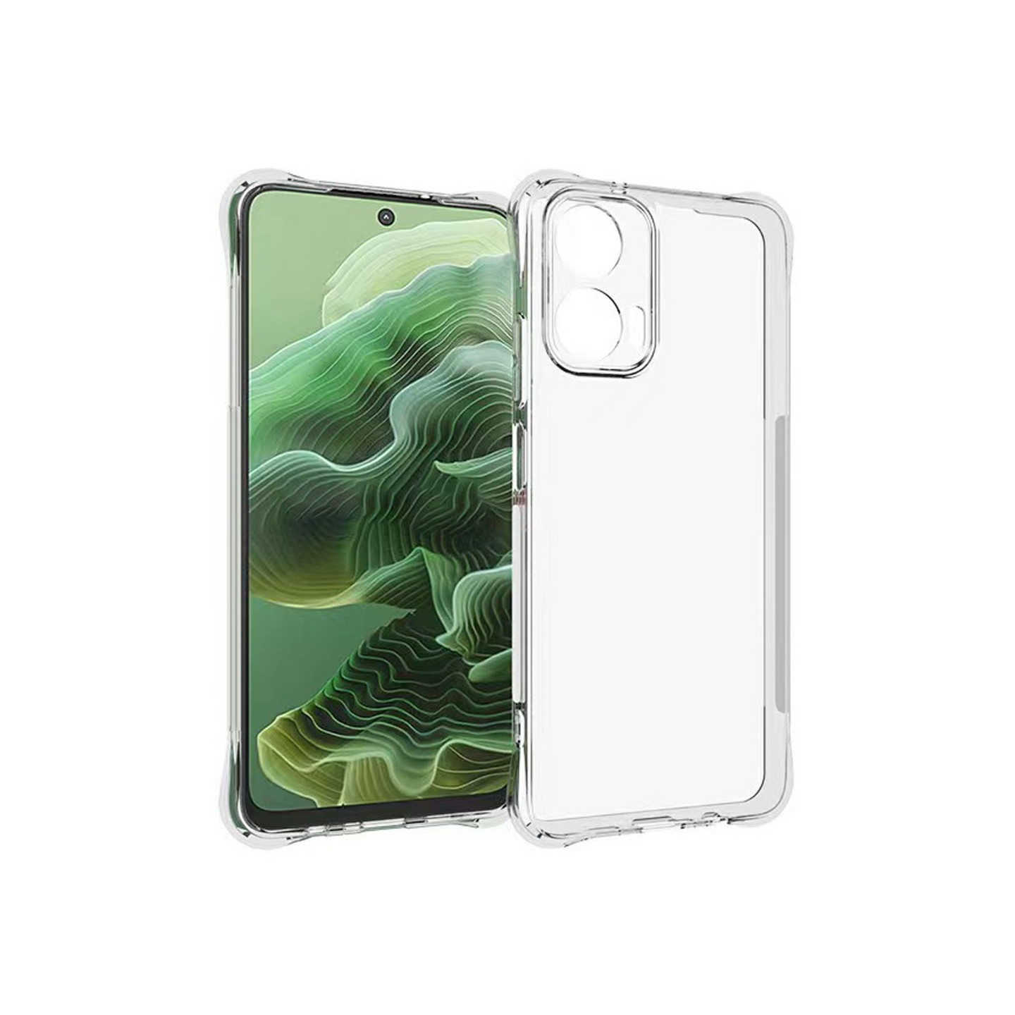 Til Motorola Moto G35 5G Cover Blød Bagside TPU-telefoncover, Store Udskæringer