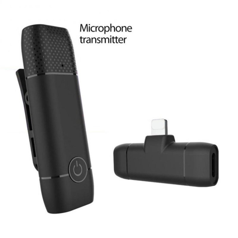 Wireless Microphone Lavalier for Streaming Vlogging Live Broadcasting - 8-pin