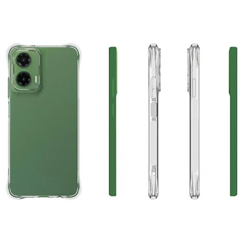 For Motorola Moto G35 5G Case Soft Back TPU Phone Cover, Large Cutouts