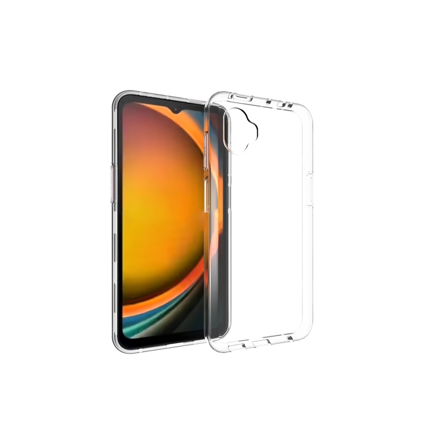 För Samsung Galaxy XCover7 Pro Skal TPU Skyddande Transparent Telefonskal