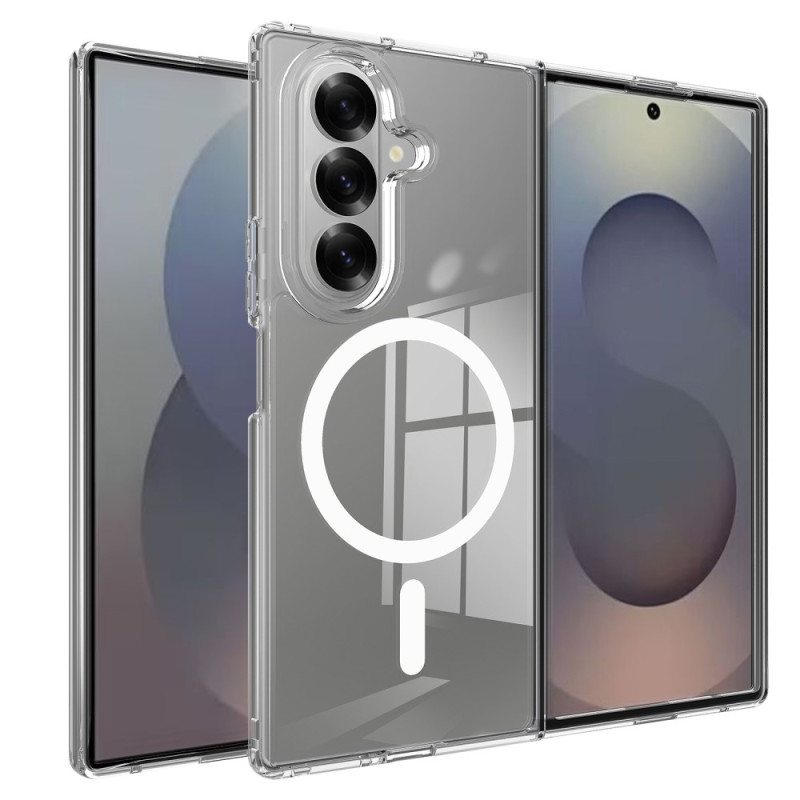 For Samsung Galaxy Z Fold7 5G Phone Case Compatible with MagSafe TPU+Acrylic Back Cover