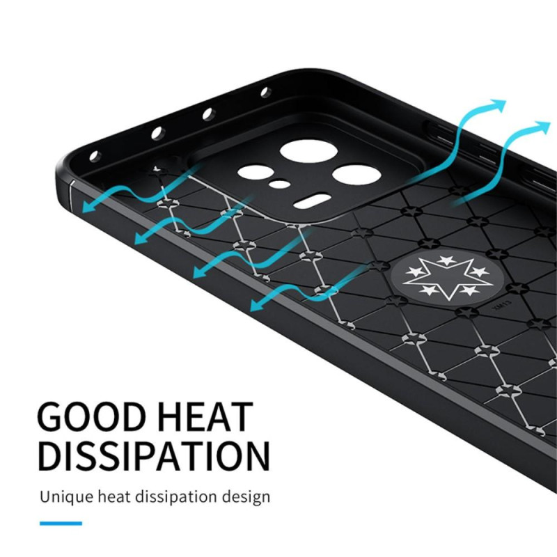 For Xiaomi 13 5G TPU - deksel med fingerring - svart