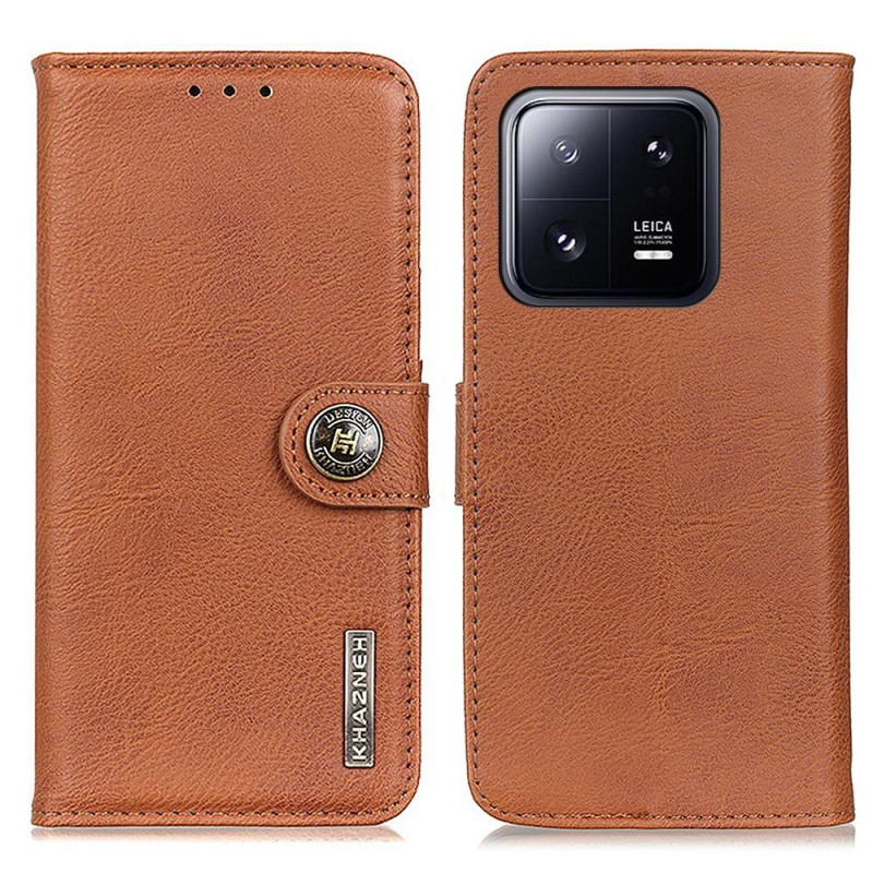 Xiaomi 13 5G KHAZNEH Wallet Stand Case - Brown