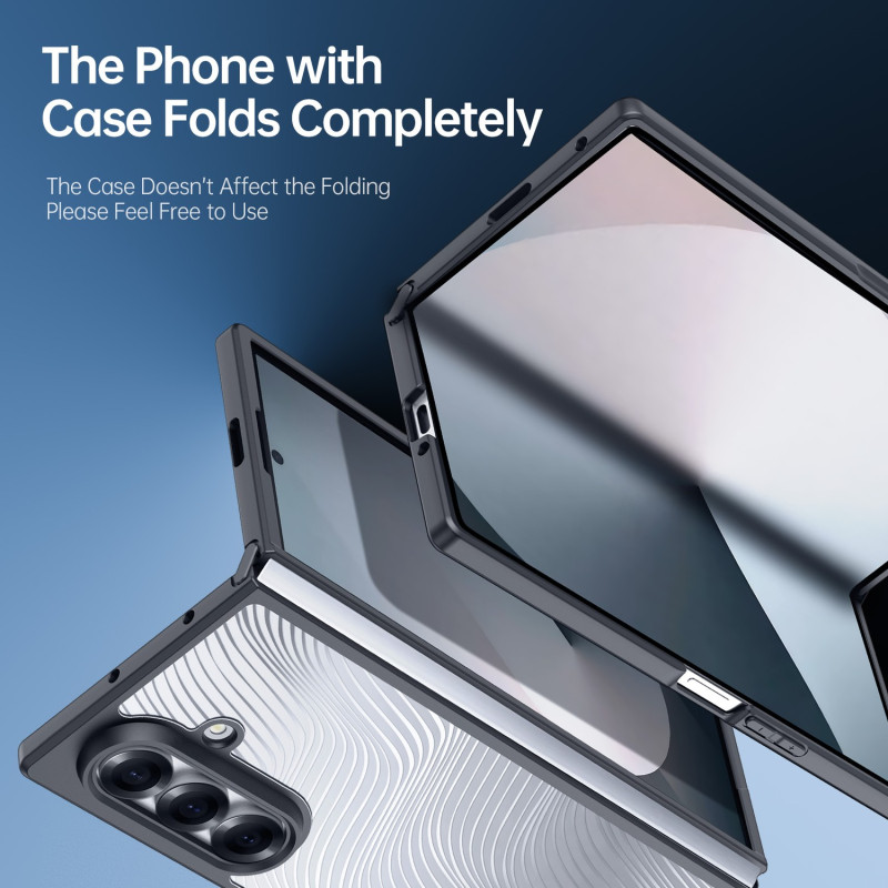 Samsung Galaxy Z Fold7 5G Suojakuori DUX DUCIS Aimo-sarja Puhelinkuori REACH-sertifioitu - Musta