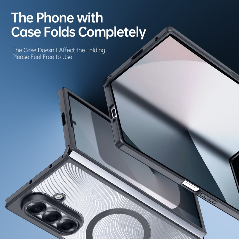 För Samsung Galaxy Z Fold7 5G Fodral DUX DUCIS Aimo-serien Telefonfodral med MagSafe