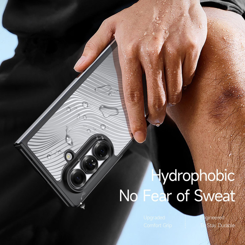 För Samsung Galaxy Z Fold7 5G Fodral DUX DUCIS Aimo-serien Telefonfodral - Svart