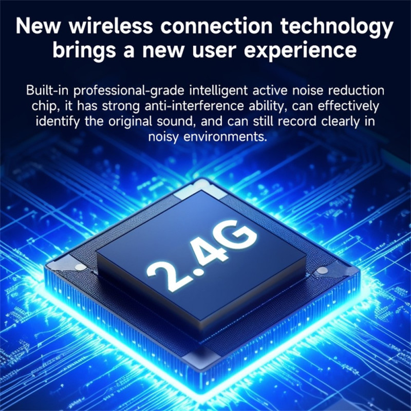 SX23 iP Microphone Lavalier Noise Cancelling Wireless 2 Microphones + 1 Receiver