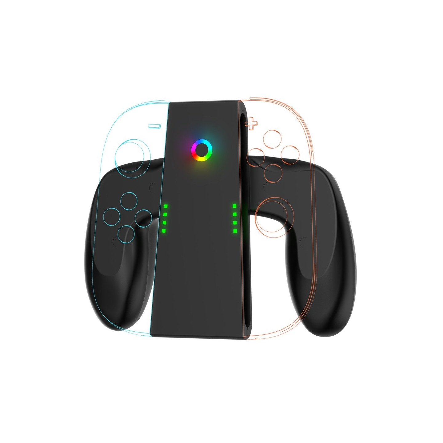 Compatible with Nintendo Switch 2 Joy-Con charging grip dual charging dock