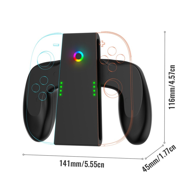 Compatible with Nintendo Switch 2 Joy-Con charging grip dual charging dock