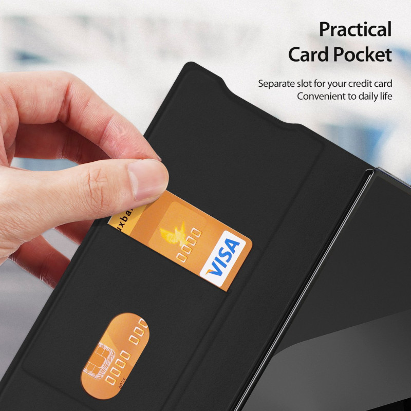 DUX DUCIS Bril Series for Samsung Galaxy Z Fold7 5G Protective Shell Cover - Black