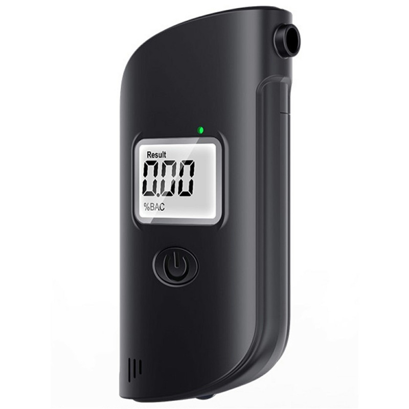 MR689 Alkoholmåler Alkoholtester Høypresisjons BAC-detektor Hvit LED-lys