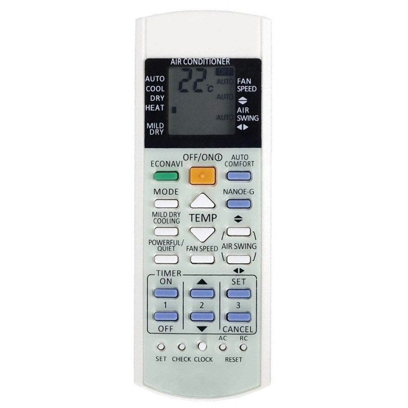 Replacement Remote Control for A75C3706 Panasonic Air Conditioner