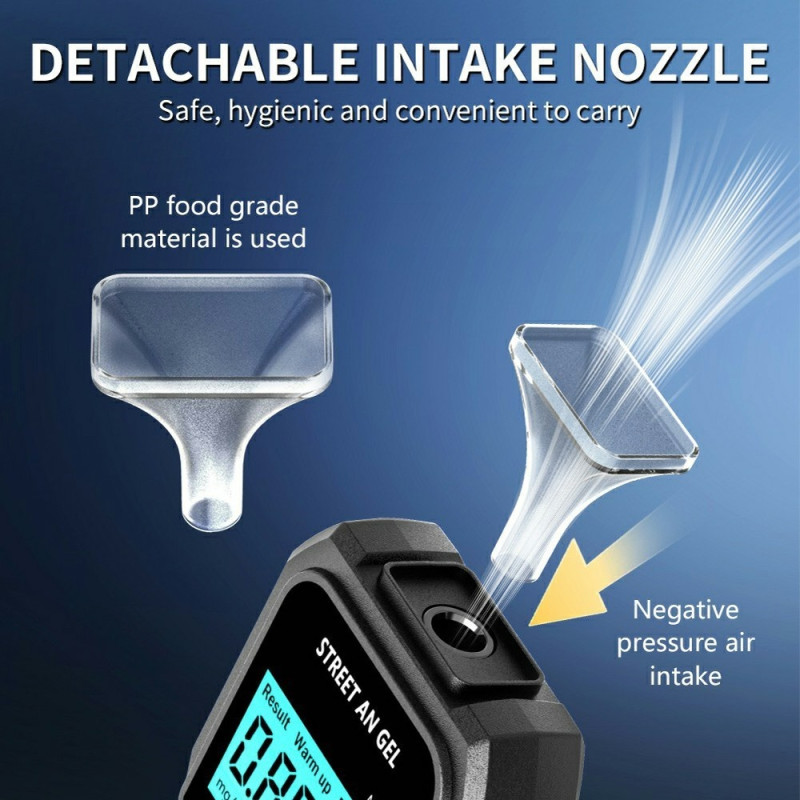 Breathalyzer High Precision Alcohol Tester Digital Breathalyzer with Voice Message