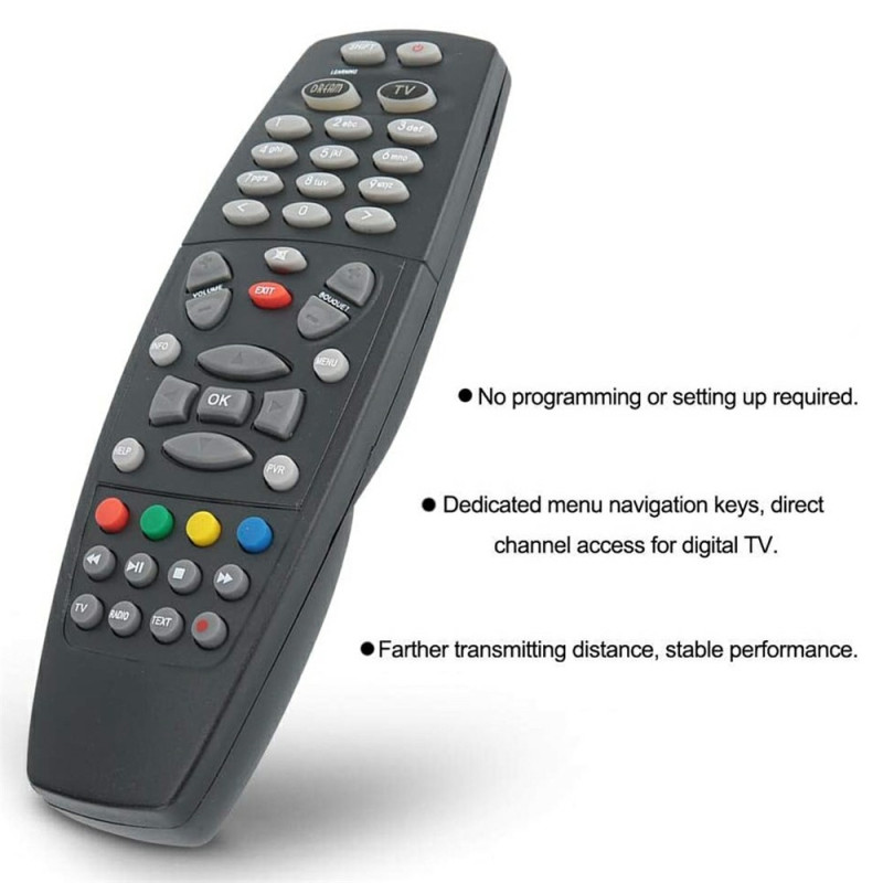 Kaukosäätimen vaihto Dreambox DM800 / DM800HD / DM800SE -digiboksille