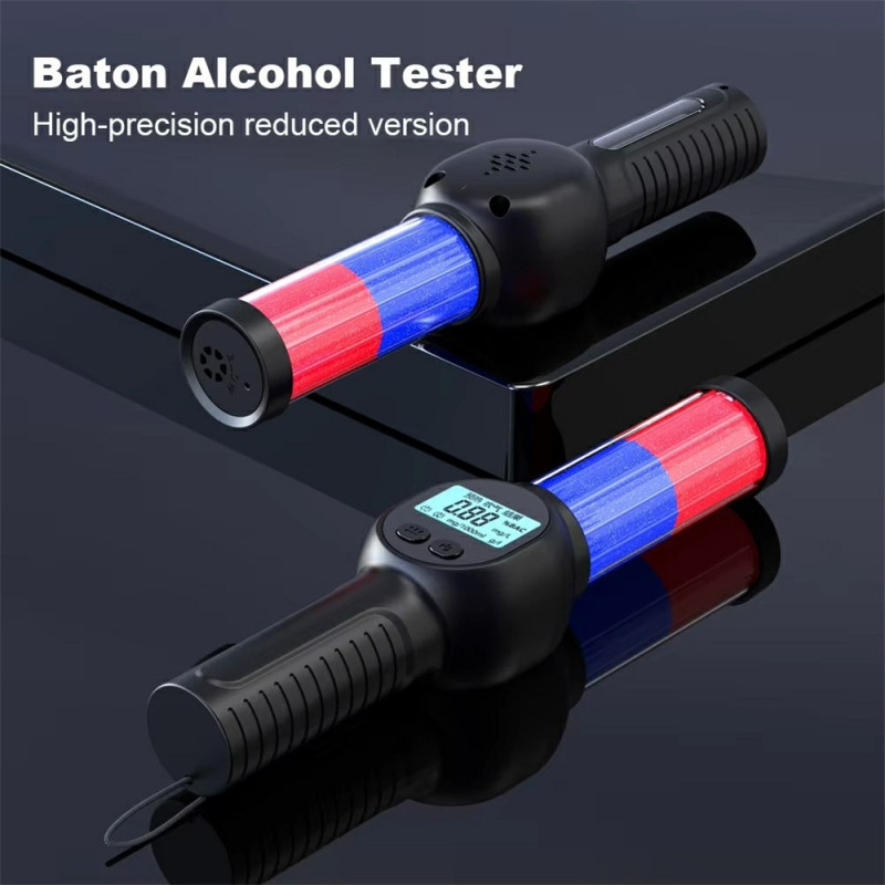 MR701 Alcohol Tester Digital Breathalyzer High Precision Detector with Sound and Light