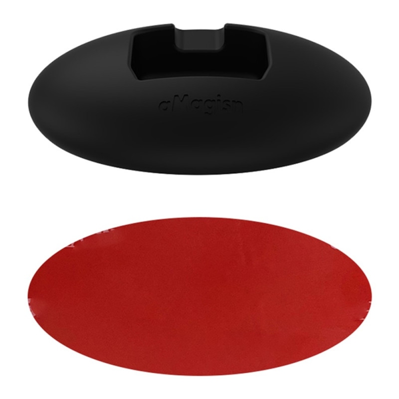 AMAGISN Til DJI Osmo Pocket 3 Kamera Silikone Base Stativ Holder Selvklæbende