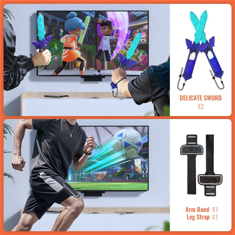 JYS-NS2277 Compatible with Nintendo Switch 2 Sports Game Accessories 12 in 1