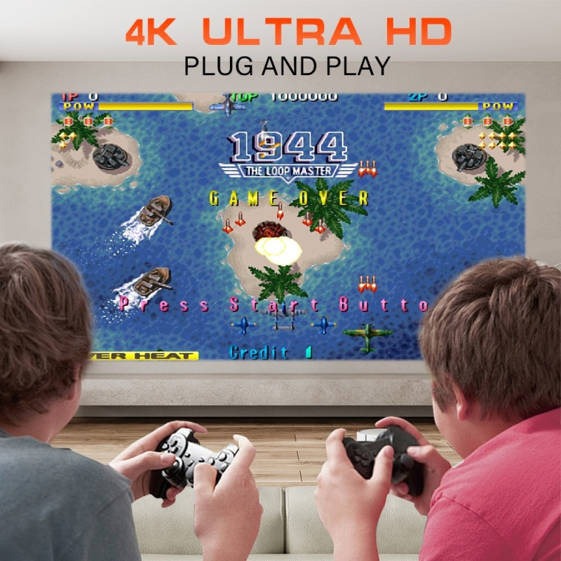 S40 Ultra Android Gaming Projektor LED 1024x600P 120 ANSI Lumen 30-100" Lærred