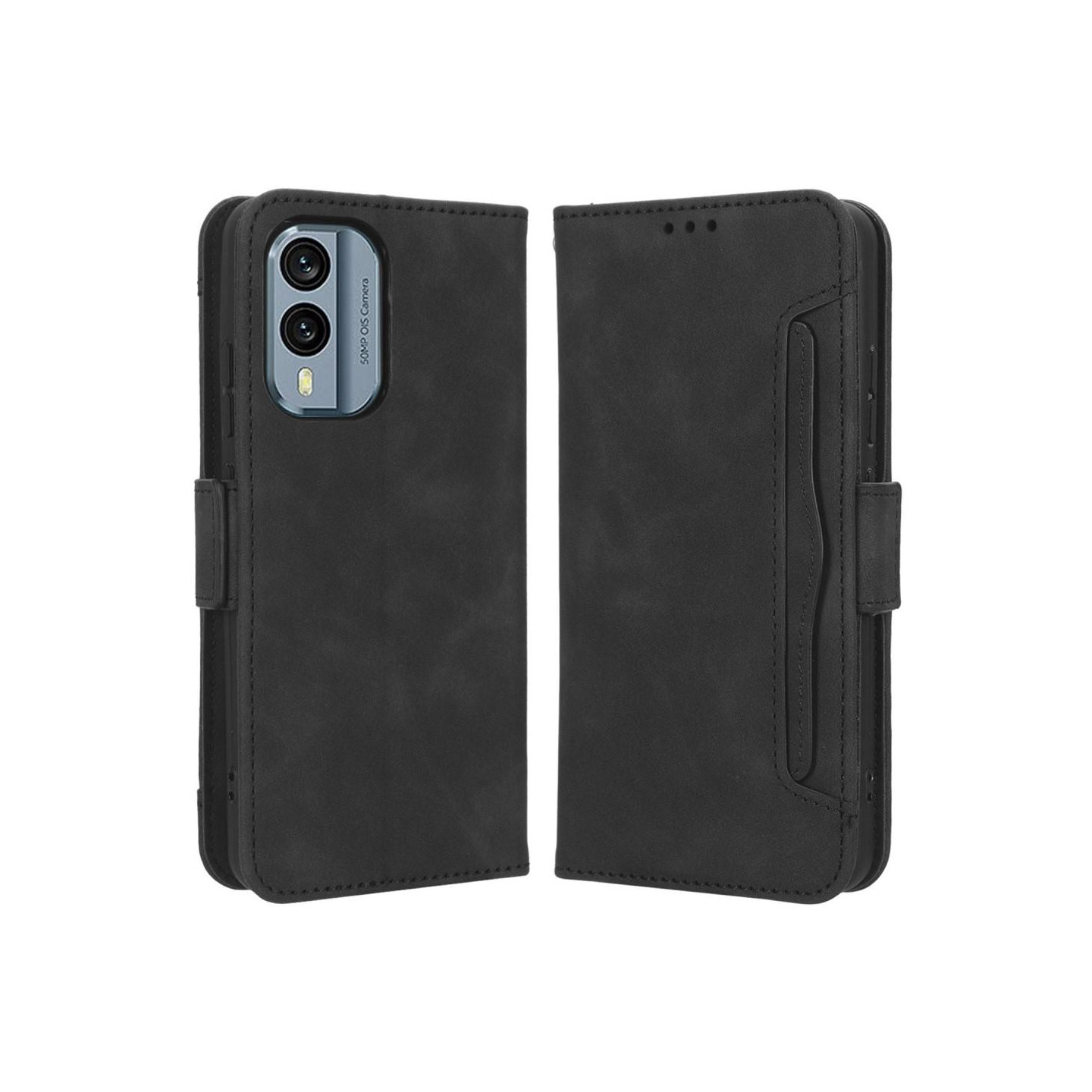 Nokia X30 5G Lommebok - deksel med Kortholder - Svart