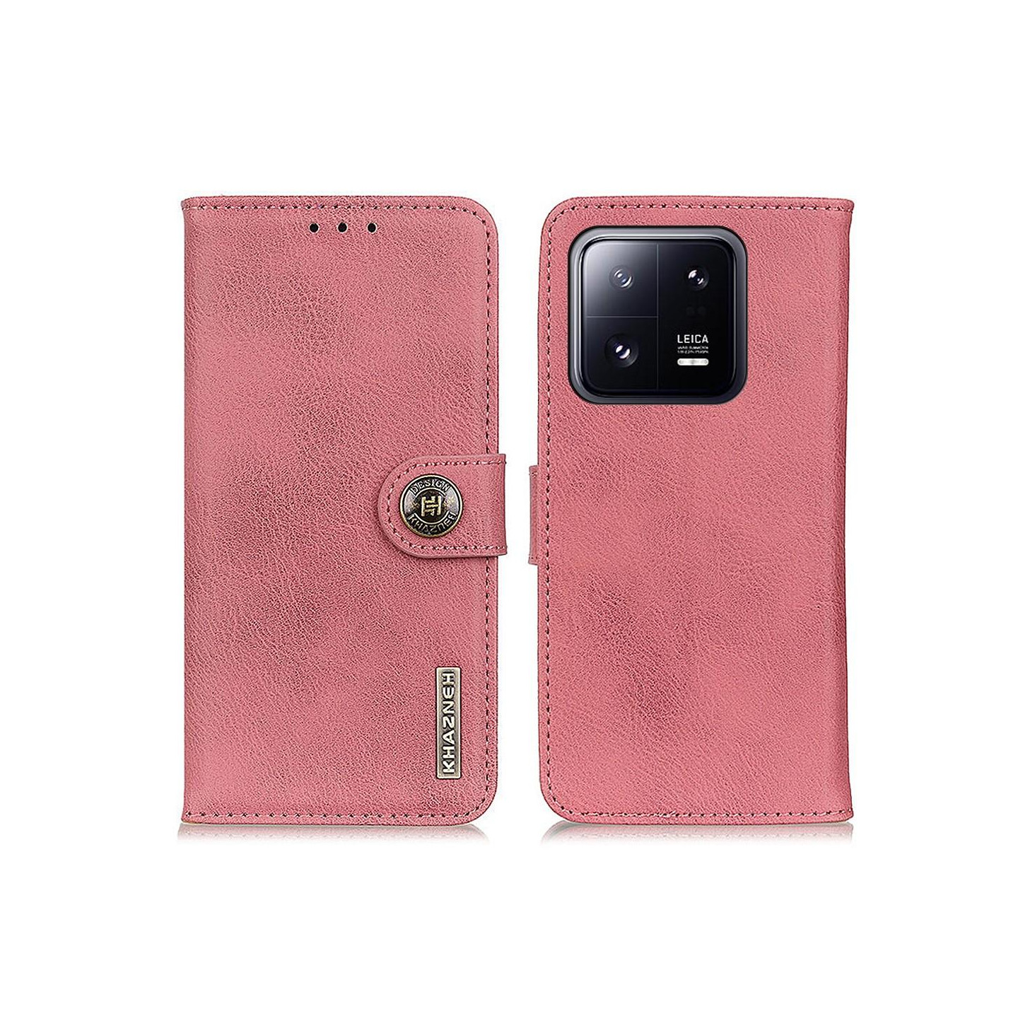 KHAZNEH Xiaomi 13 5G Lommebok - deksel - Rosa
