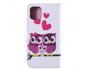 iPhone 11 Plånboksfodral - Hearts and Owls
