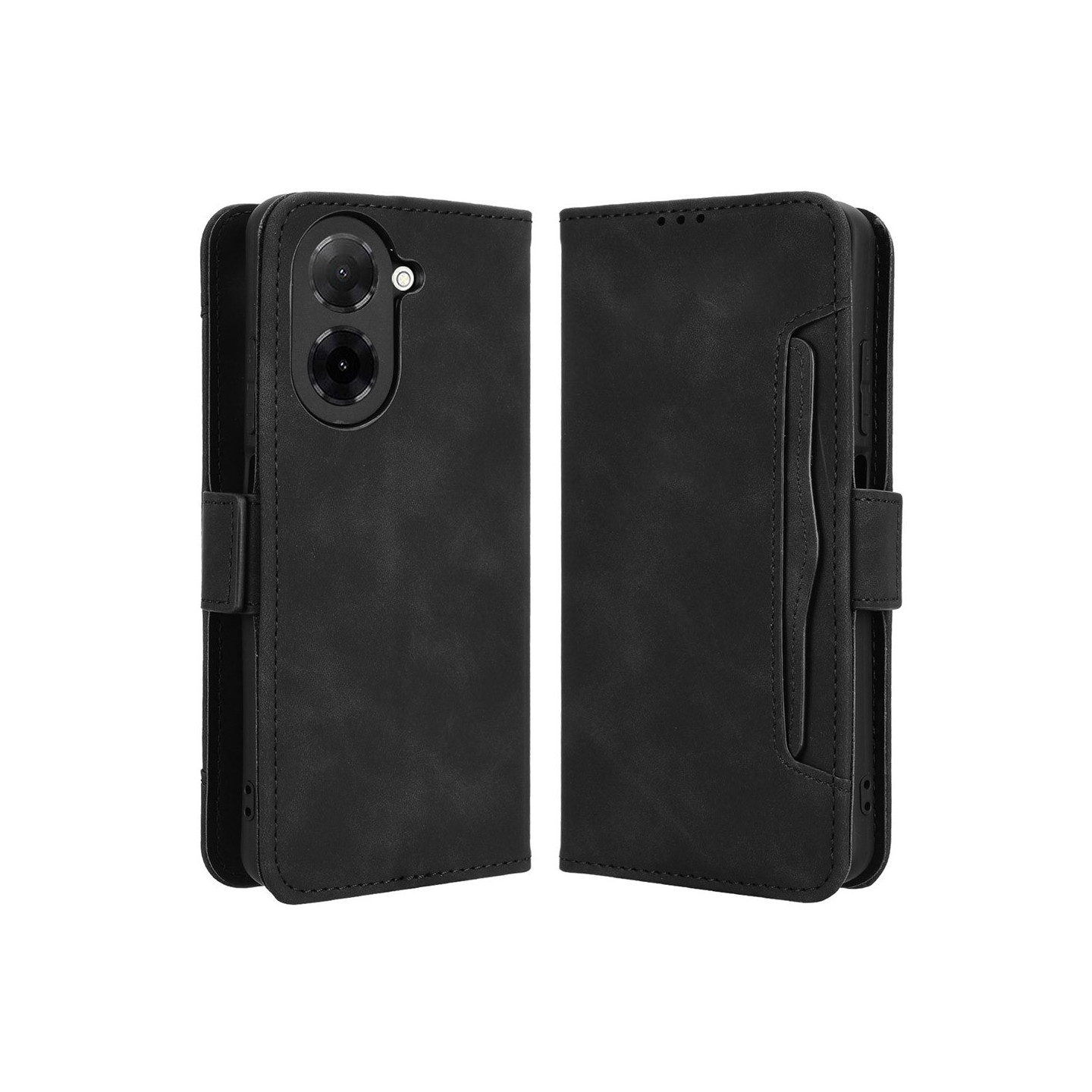 Til Xiaomi Redmi A5 4G Etui Telefonpung med Flere Kortlommer - Sort